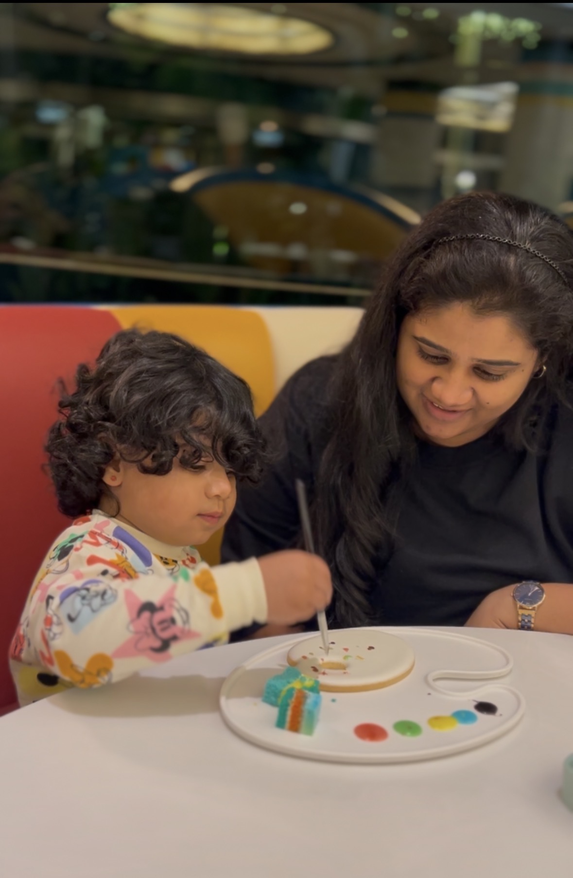 Child's artwork being transformed into a beautiful keepsake